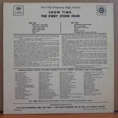 SHOW TIME! - KIRBY STONE FOUR - LP 2.EL PLAK