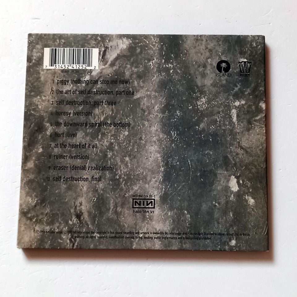 NINE INCH NAILS – FURTHER DOWN THE SPIRAL (1995) - CD DIGIPAK 2.EL