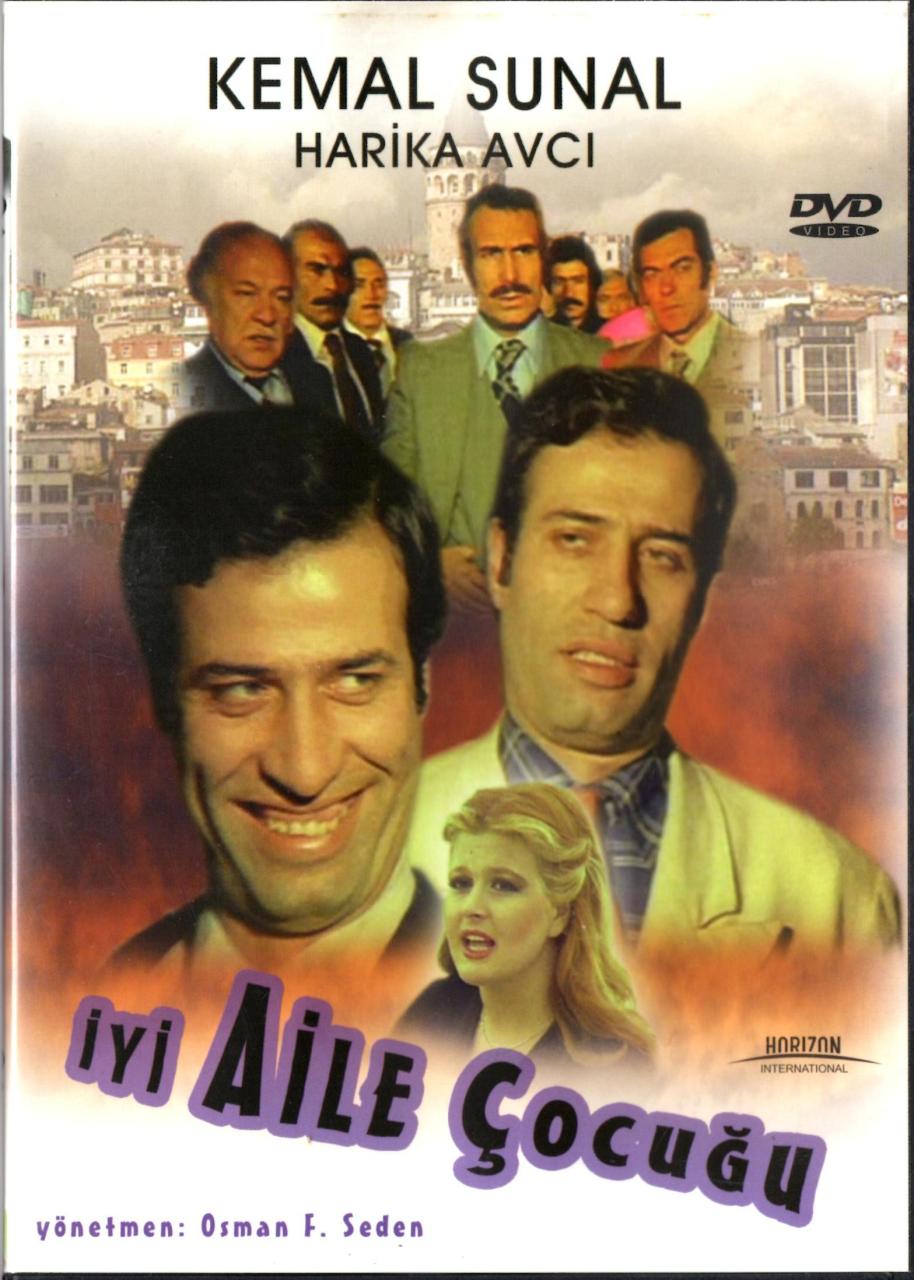 İYİ AİLE ÇOCUĞU - KEMAL SUNAL - HARİKA AVCI - OSMAN SEDEN - DVD 2.EL