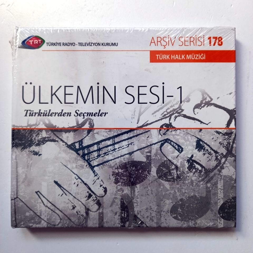 ÜLKEMİN SESİ-1 - TÜRKÜLERDEN SEÇMELER / TÜRK HALK MÜZİĞİ / TRT ARŞİV SERİSİ 178 - CD SIFIR