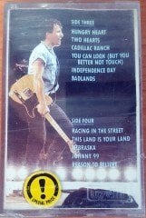 BRUCE SPRINGSTEEN & THE E STREET BAND - LIVE 1975 - '85 (1988) UZELLI CASSETTE MADE IN TURKEY ''NEW'' PAPER LABEL