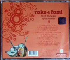 RAKS-I FASIL / TÜRK LOKUMU / OYUN HAVALARI 9 (2008) ODEON CD 2.EL