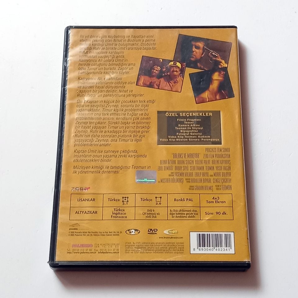 BALANS VE MANEVRA - BERNA ÖZTÜRK, BURAK SERGEN, TEOMAN, YÖN.: TEOMAN - DVD 2.EL