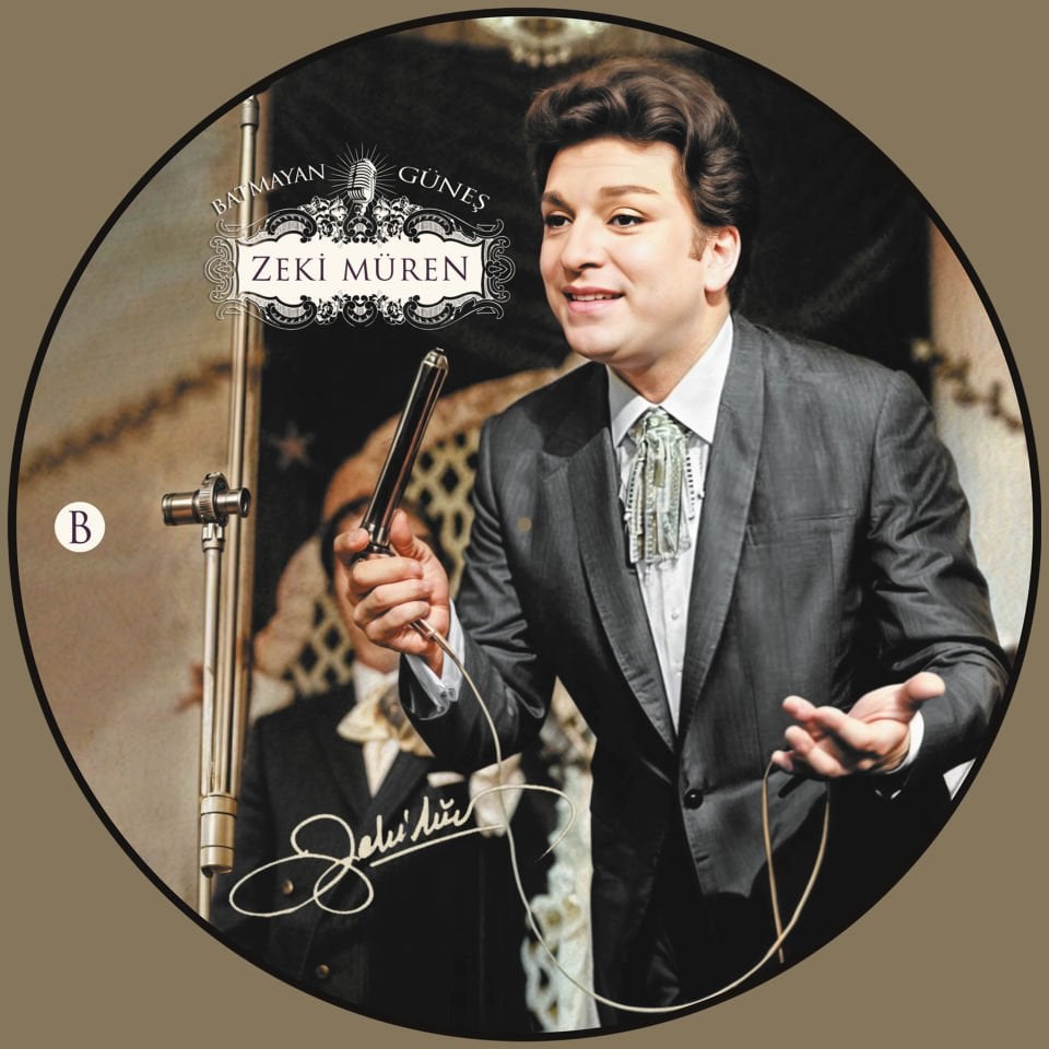 ZEKİ MÜREN - BATMAYAN GÜNES (2006) - LP COMPILATION 2025 PICTURE DISC (RESİM BASKILI) VE SINIRLI NUMARALI LIMITED EDITION SIFIR PLAK