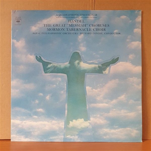HANDEL: THE GREAT ''MESSIAH'' CHORUSES / MORMON TABERNACLE CHOIR (1974) - LP 2.EL PLAK