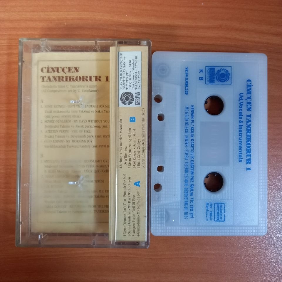 CİNUÇEN TANRIKORUR - 1 / UD, VOCALS & INSTRUMENTALS (1992) - KASET 2.EL