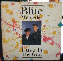 BLUE MERCEDES - LOVE IS THE GUN (1988) - 12'' MAXI SINGLE PLAK 2.EL