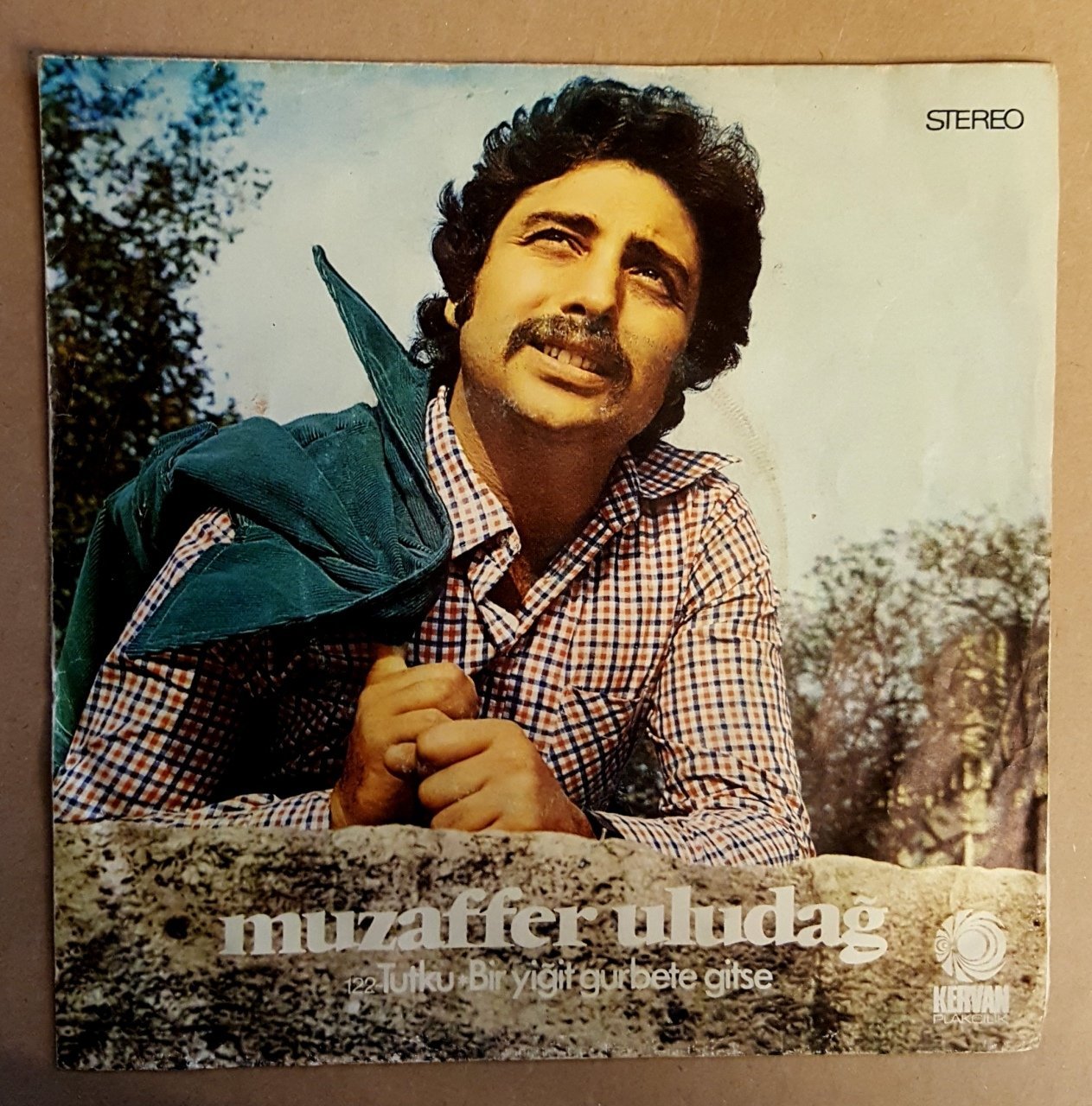MUZAFFER ULUDAĞ - TUTKU / BİR YİĞİT GURBETE GİTSE - 7'' 45 DEVİR KAPAKLI KERVAN 2.EL