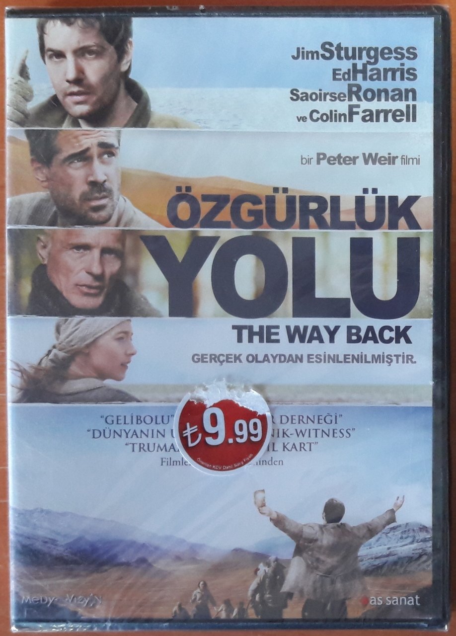 ÖZGÜRLÜK YOLU - The WAY BACK - JIM STURGESS - ED HARRISS - COLIN FARRELL - DVD SIFIR
