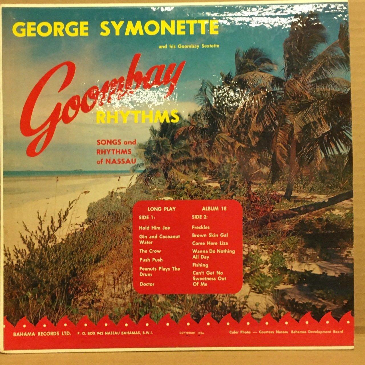 GEORGE SYMONETTE & HIS GOOMBAY SEXTETTE - GOOMBAY RHYTHMS 1956 2.EL PLAK