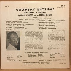 GEORGE SYMONETTE & HIS GOOMBAY SEXTETTE - GOOMBAY RHYTHMS 1956 2.EL PLAK