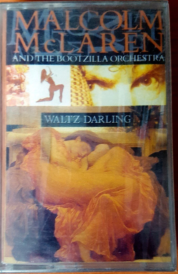 MALCOLM MCLAREN AND THE BOOTZILLA ORCHESTRA - WALTZ DARLING (1990) UZELLI CASSETTE MADE IN TURKEY ''NEW'' PAPER LABEL