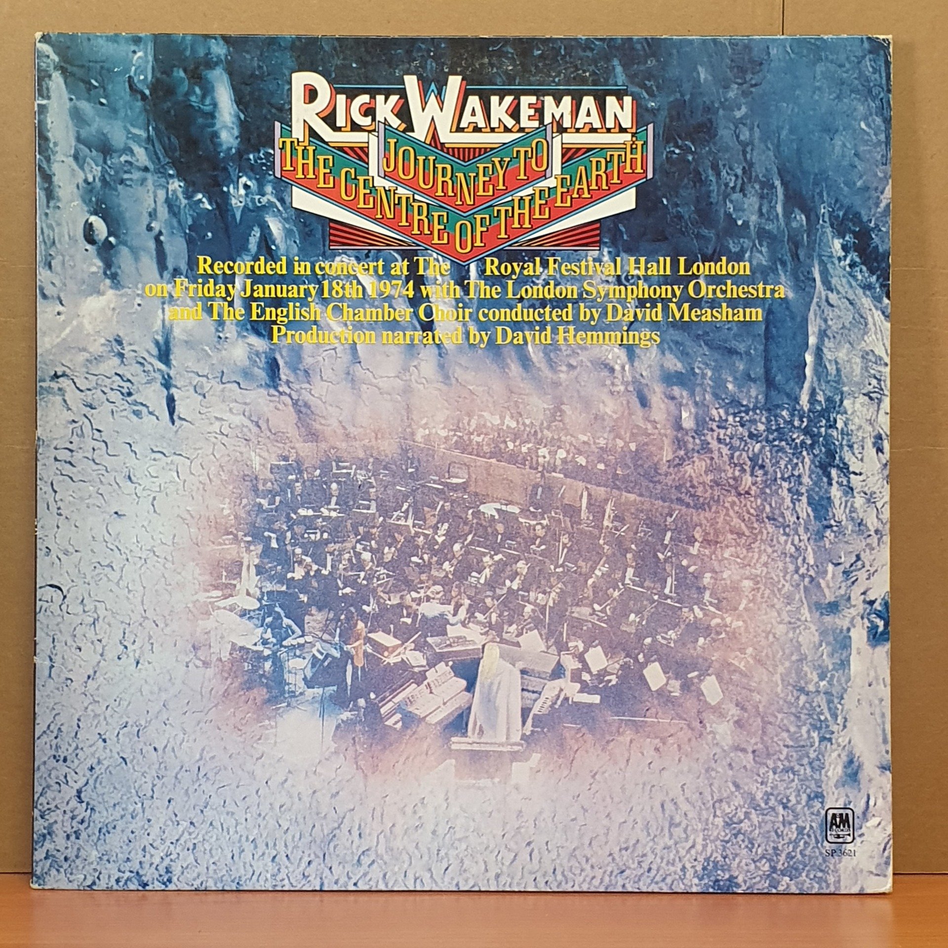 RICK WAKEMAN - JOURNEY TO THE CENTRE OF THE EARTH (1974) - LP 2.EL PLAK