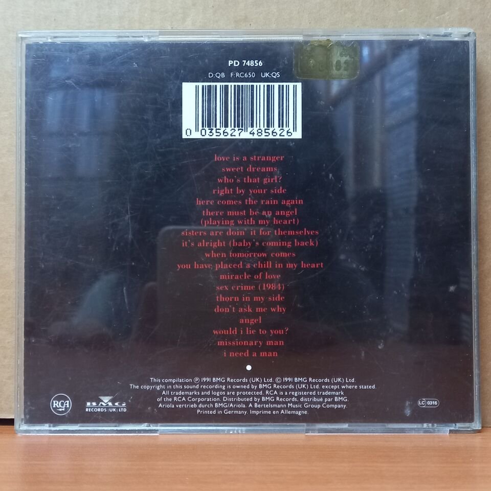 EURYTHMICS - GREATEST HITS (1991) - CD 2.EL