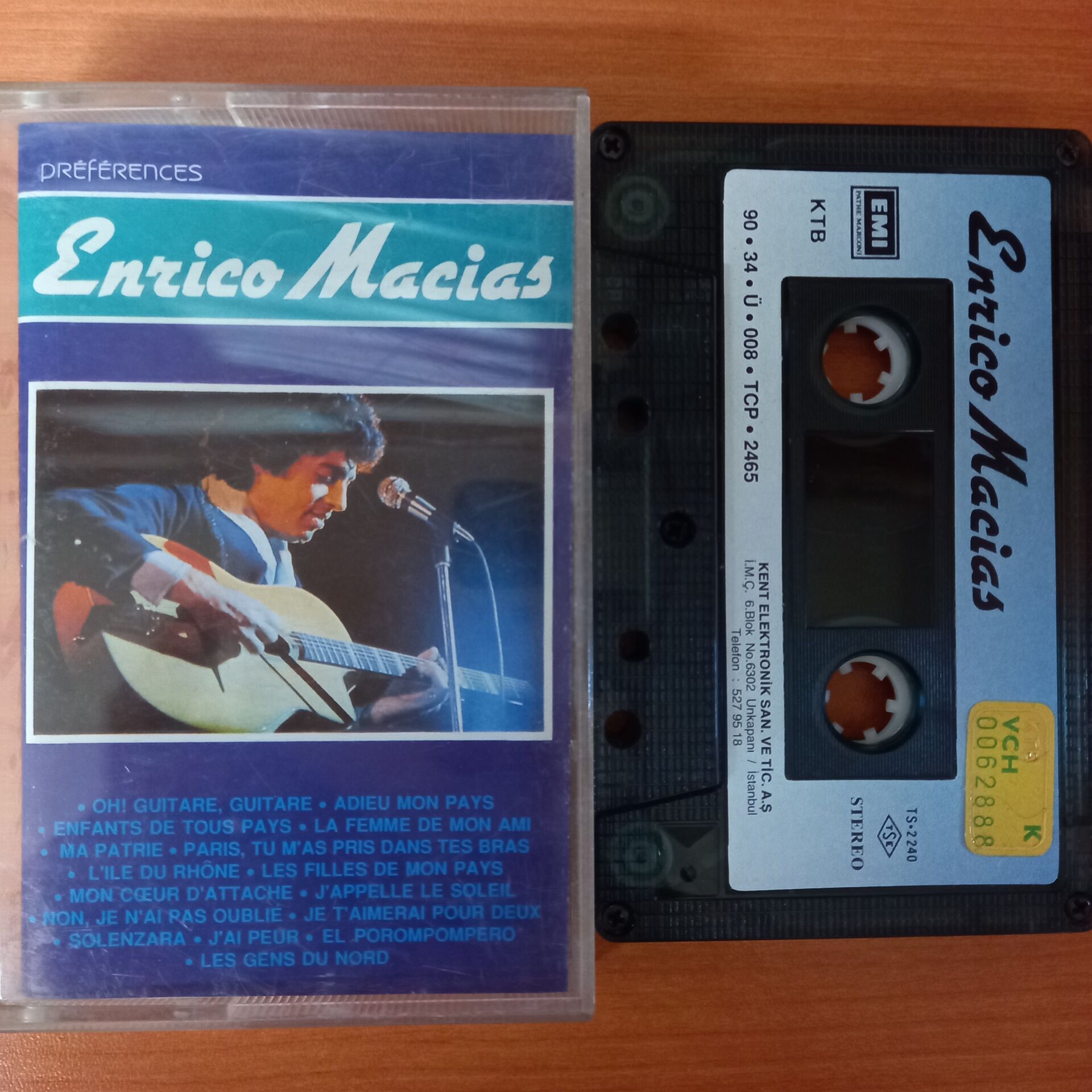 ENRICO MACIAS - ENRICO MACIAS (1990) - KASET 2.EL