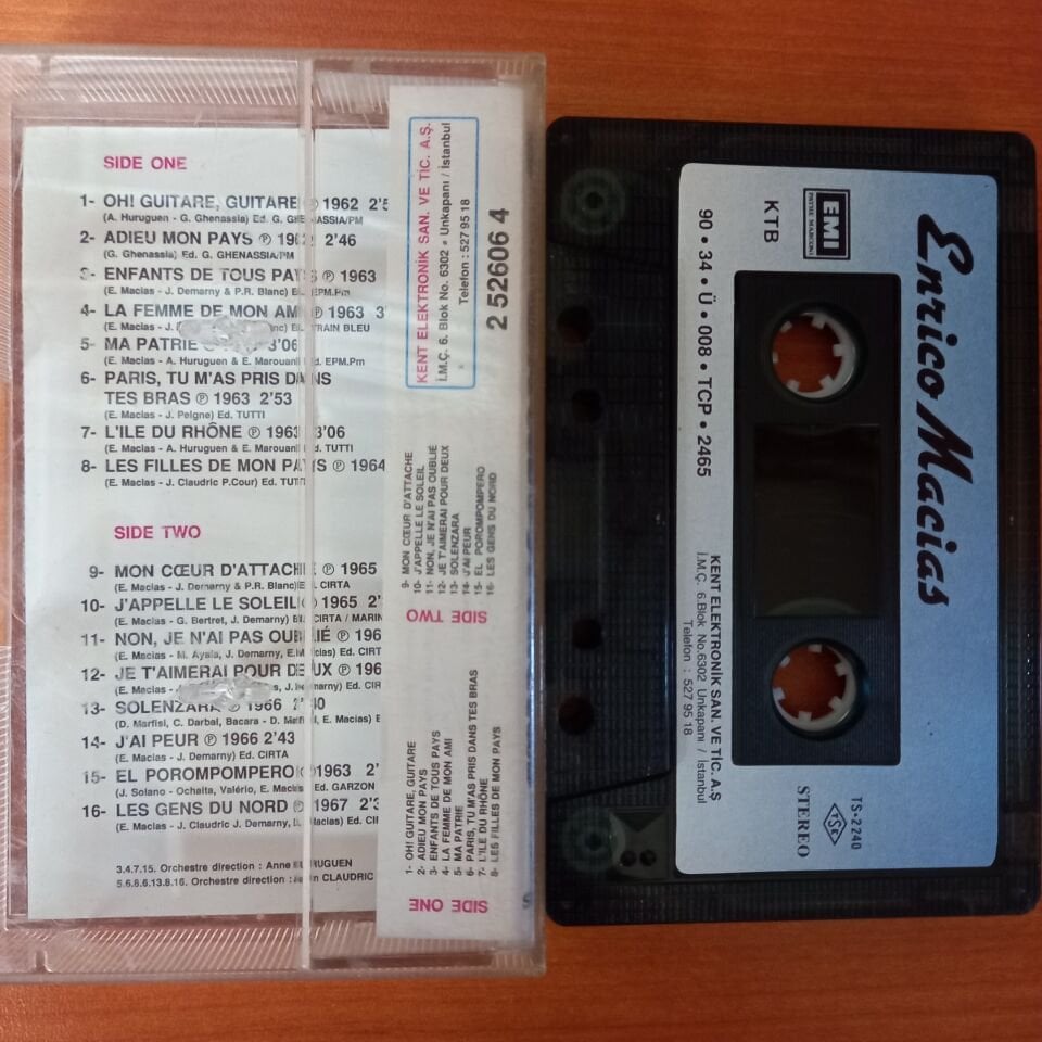 ENRICO MACIAS - ENRICO MACIAS (1990) - KASET 2.EL