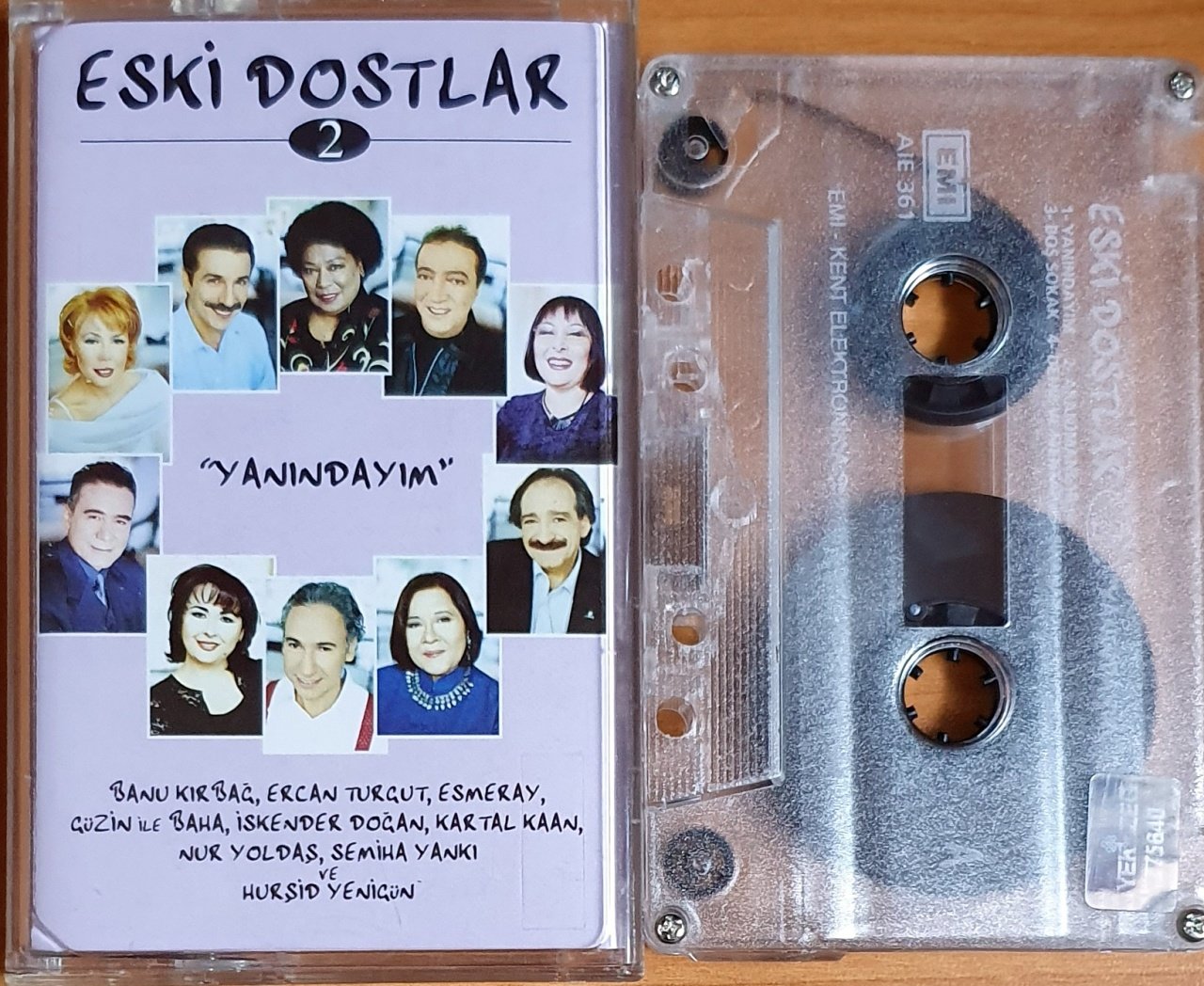 ESKİ DOSTLAR 2 / ATİLLA ATASOY, BANU KIRBAĞ, ERCAN TURGUT, ESMERAY, MELİKE DEMİRAĞ (2001) - KASET 2.EL