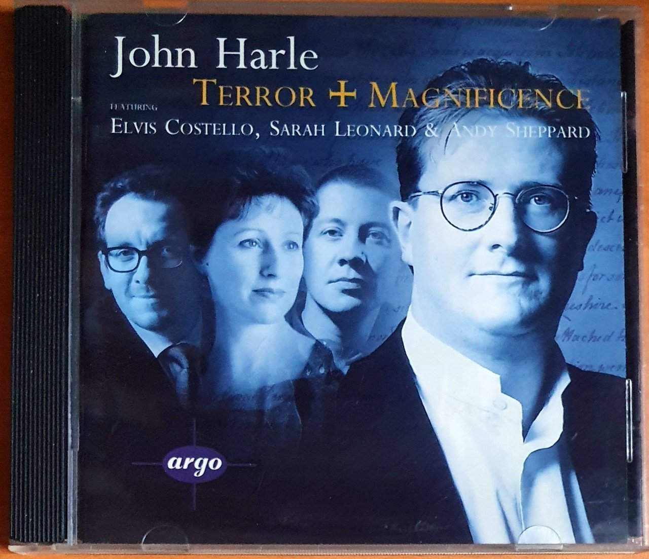 JOHN HARLE FEATURING ELVIS COSTELLO, SARAH LEONARD & ANDY SHEPPARD - TERROR AND MAGNIFIENCE (1996) - CD 2.EL