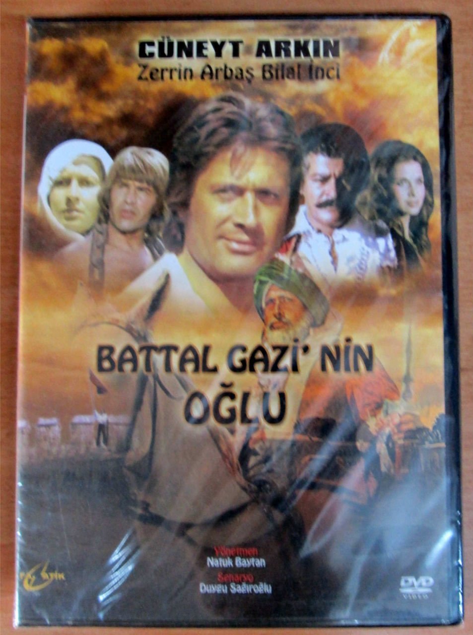BATTAL GAZİ'NİN OĞLU - CÜNEYT ARKIN - ZERRİN ARBAŞ - NATUK BAYTAN - DVD SIFIR