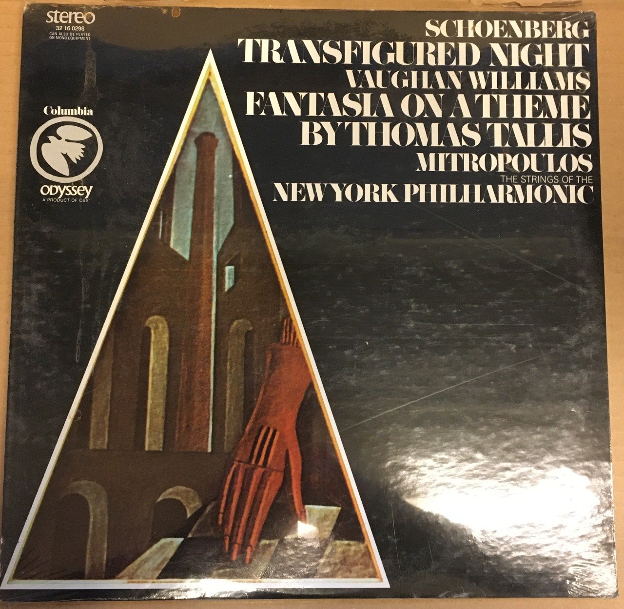 SCHOENBERG TRANSFIGURED NIGHT - VAUGHAN WILLIAMS FANTASIA ON A THEME, MITROPOULOS 1969 SIFIR PLAK PLAK