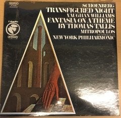 SCHOENBERG TRANSFIGURED NIGHT - VAUGHAN WILLIAMS FANTASIA ON A THEME, MITROPOULOS 1969 SIFIR PLAK PLAK