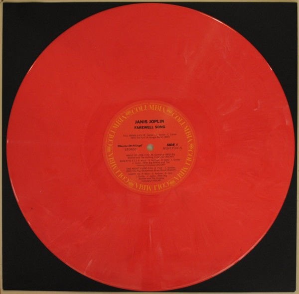 JANIS JOPLIN - FAREWELL SONG (1982) - LP UNRELEASED RECORDINGS COMPILATION 180GR 2023 LIMITED EDITION COLOURED SIFIR PLAK