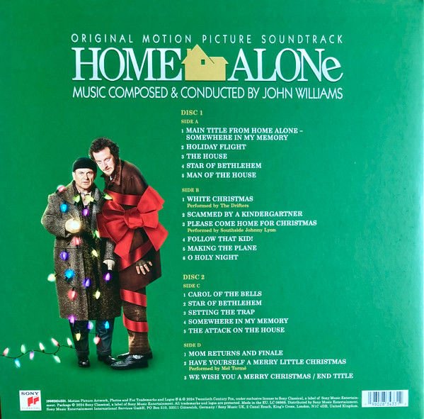 JOHN WILLIAMS - HOME ALONE OST (1990) - 2LP 2024 RENKLİ SIFIR PLAK