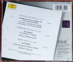 DVORAK: SYMPHONY NO. 9 / SMETANA: DIE MOLDAU / LISZT: LES PRELUDES  / FERENC FRICSAY - CD DEUTSCHE GRAMMOPHON 2.EL