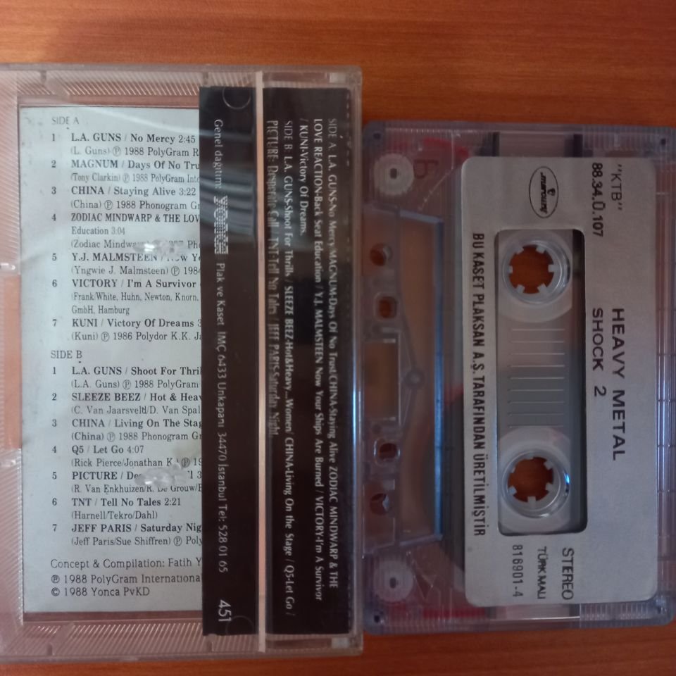 HEAVY METAL SHOCK VOL.2 (1988) - KASET 2.EL