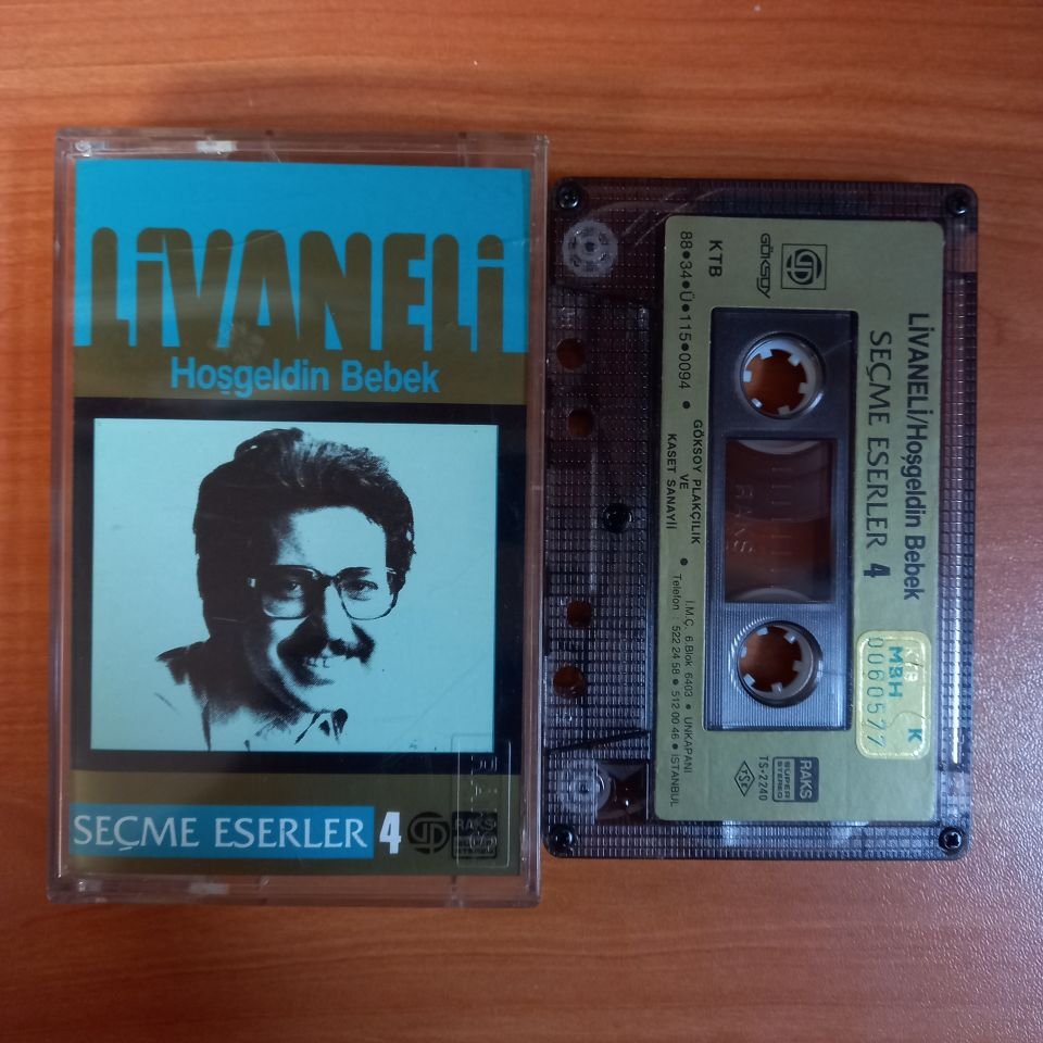 ZÜLFÜ LİVANELİ - HOŞGELDİN BEBEK / SEÇME ESERLER 4 (1988) - KASET 2.EL