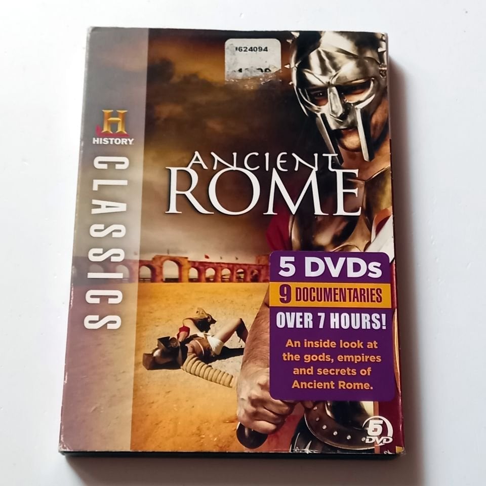 ANCIENT ROME - 9 BELGESEL - 5xDVD 2.EL  ALTYAZI YOKTUR
