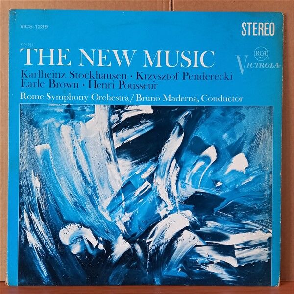 THE NEW MUSIC / KARLHEINZ STOCKHAUSEN / KRZYSZTOF PENDERECKI / EARLE BROWN / HENRI POUSSEUR, ROME SYMPHONY ORCHESTRA / BRUNO MADERNA (1967) - LP 2.EL PLAK