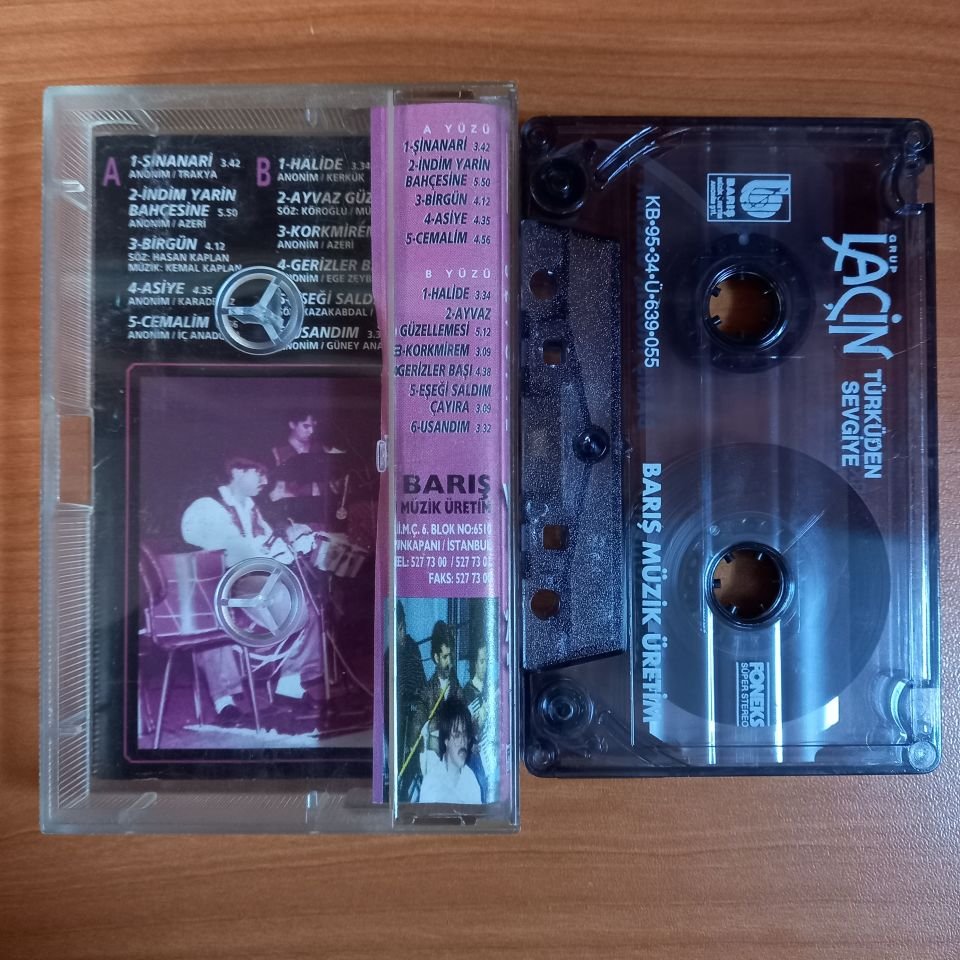 GRUP LAÇİN - TÜRKÜDEN SEVGİYE (1995) - KASET 2.EL