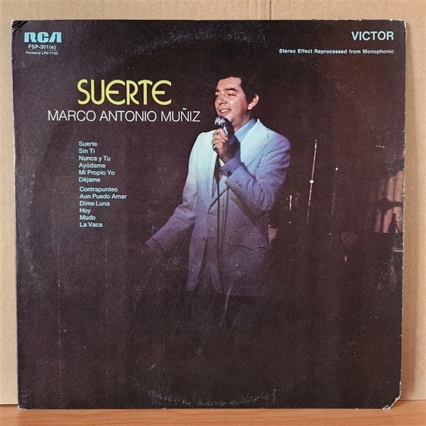 MARCO ANTONIO MUNIZ – SUERTE (1972) - LP 2.EL PLAK