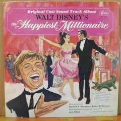 HAPPIEST MILLIONAIRE (1967) - WALT DISNEY - LP PLAK 2.EL