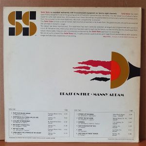 BRASS ON FIRE / MANNY ALBAM (1966) - LP 2.EL PLAK
