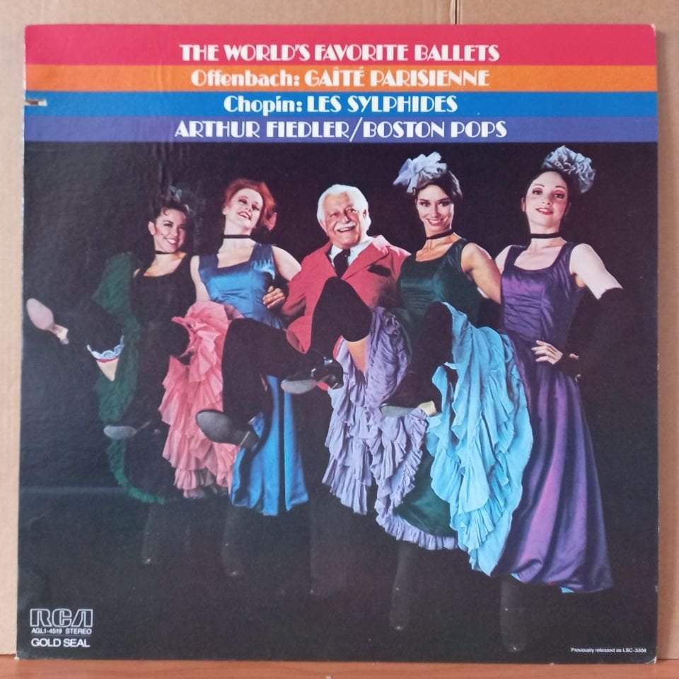 THE WORLD'S FAVORITE BALLETS / OFFENBACH: GAITE PARISIENNE, CHOPIN: LES SYLPHIDES / ARTHUR FIEDLER, BOSTON POPS (1972) - LP 2.EL PLAK