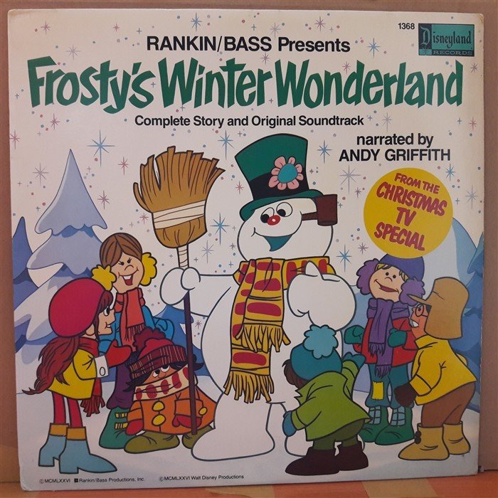 FROSTY'S WINTER WONDERLAND (1976) - WALT DISNEY - LP PLAK 2.EL