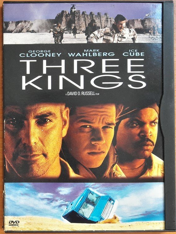 THREE KINGS - GEORGE CLOONEY - MARK WAHLBERG - ICE CUBE - SNAP CASE DVD 2.EL 1. BÖLGE TR ALTYAZI YOKTUR