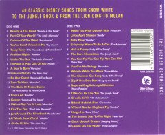 WALT DISNEY EXPERIENCE - VARIOUS ARTISTS (1998) - 2CD İNGİLİZCE 2.EL