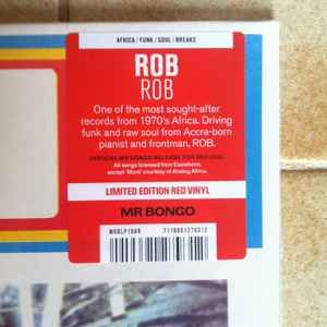 ROB – ROB (1977) - LP 2022 REISSUE LIMITED EDITION RED VINYL RENKLİ SIFIR PLAK