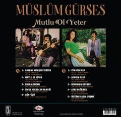 MÜSLÜM GÜRSES - MUTLU OL YETER (1981) - LP 2017 EDİSYONU SIFIR PLAK