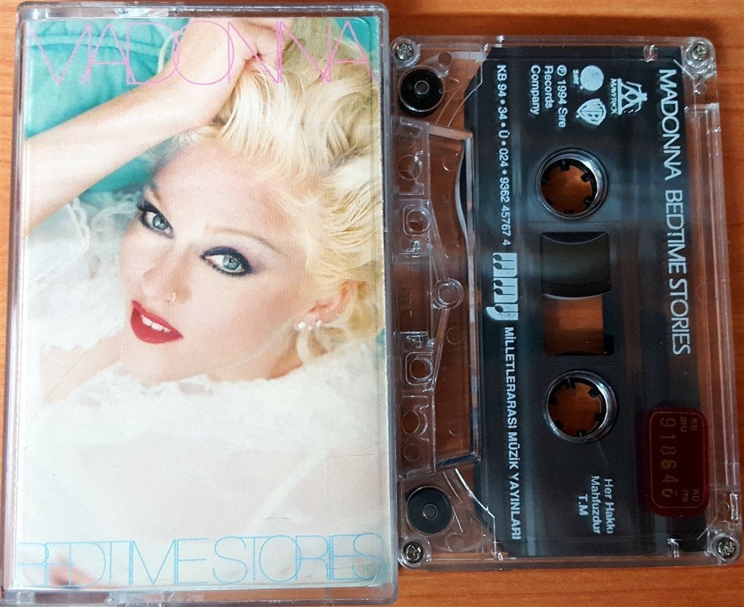 MADONNA - BEDTIME STORIES (1994) MMY CASSETTE MADE IN TURKEY ''USED''