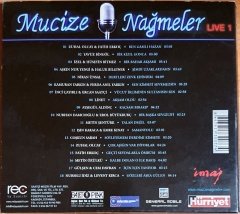 MUCİZE NAĞMELER - LIVE 1 / YAVUZ BİNGÖL, NİRAN ÜNSAL, LİNET, ZUHAL OLCAY, FATİH ERKOÇ (2009) - CD REC 2.EL