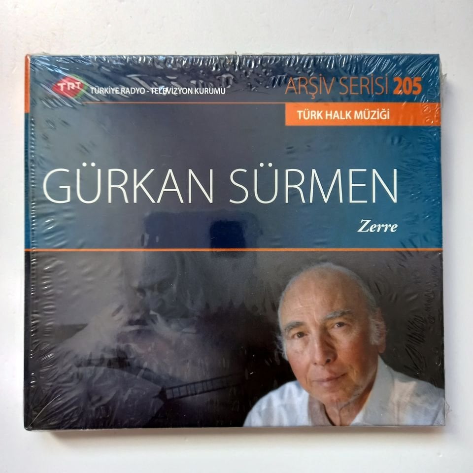 GÜRKAN SÜRMEN - ZERRE / TÜRK HALK MÜZİĞİ / TRT ARŞİV SERİSİ 205 - CD SIFIR