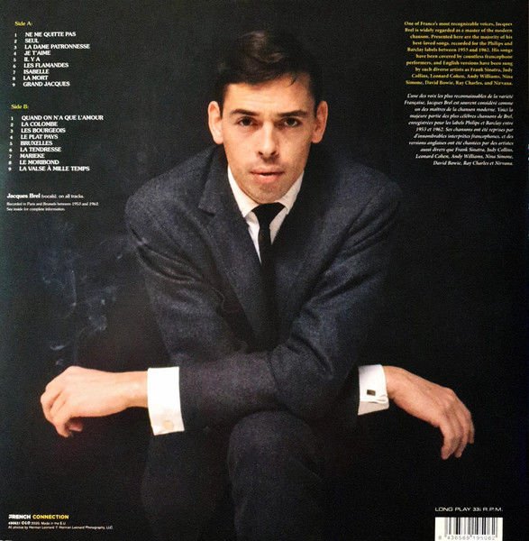 JACQUES BREL - L'ESSENTIEL DE JACQUES BREL - LP (2020) SIFIR PLAK