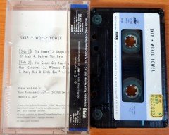 SNAP - WORLD POWER (1999) MMY CASSETTE MADE IN TURKEY ''USED'' PAPER LABEL