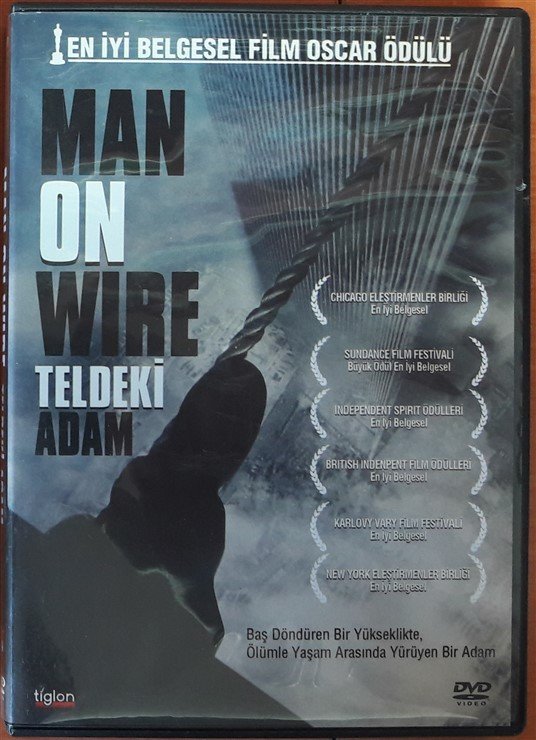 MAN ON WIRE - TELDEKİ ADAM - JAMES SMARSH - DVD 2.EL