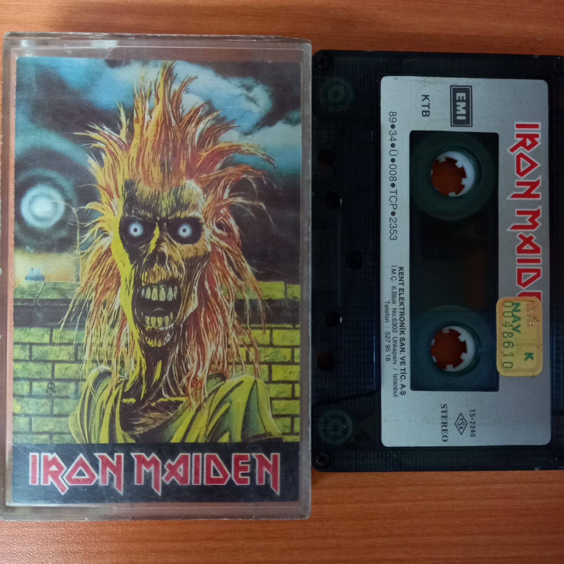 IRON MAIDEN - IRON MAIDEN (1989) - KASET 2.EL