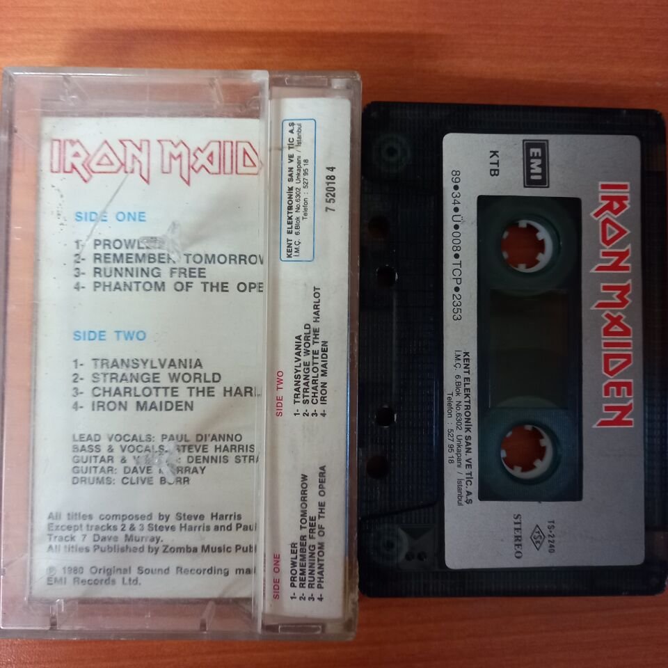IRON MAIDEN - IRON MAIDEN (1989) - KASET 2.EL